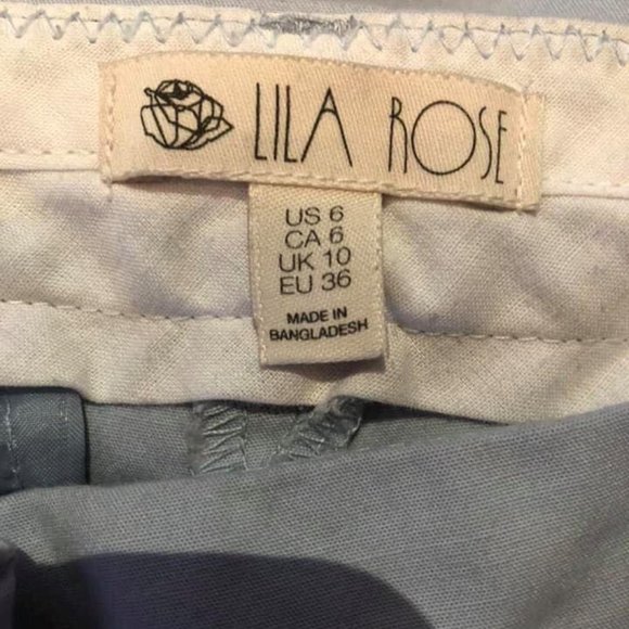 LILA ROSE Women Capri, Cropped, Pants size 6 - Picture 5 of 5